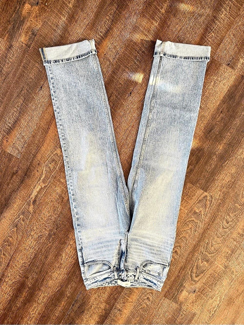 BKE Billie wide leg Jeans Blue Waist 28 Length 34